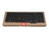 PK132XX1B12 original Lenovo keyboard DE (german) black/black with backlight and mouse-stick