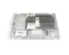 PK1334G1C13 original Acer keyboard incl. topcase DE (german) silver/silver with backlight