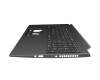 PK133N42A13 original Acer keyboard incl. topcase DE (german) black/black with backlight