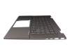 PK133RS3B11 original Compal keyboard incl. topcase DE (german) anthracite/anthracite with backlight