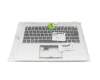 PK133TO2A13 original Acer keyboard incl. topcase DE (german) black/silver with backlight