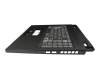 PK1398I1N13 original Acer keyboard incl. topcase DE (german) black/white/black with backlight