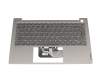 PR2UB-GE original Lenovo keyboard incl. topcase DE (german) grey/grey with backlight
