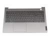PR55B-UI original Lenovo keyboard incl. topcase UK (english) dark grey/grey with backlight