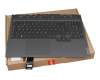 PR5CYRGBG-GR original Lenovo keyboard incl. topcase DE (german) black/grey with backlight