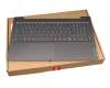 PR5SB-GE original Lenovo keyboard incl. topcase DE (german) grey/grey with backlight (USB-C charging port)