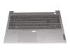 PR5SB-GE original Lenovo keyboard incl. topcase DE (german) silver/grey with backlight