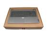 PR5SB-GE original Lenovo keyboard incl. topcase DE (german) silver/grey with backlight