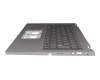 QV03P_A10EWL original Acer keyboard incl. topcase DE (german) grey/grey with backlight