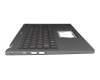 QV03P_A40EWL original Acer keyboard incl. topcase DE (german) silver/silver with backlight