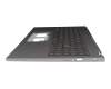 QV05P_A10EWL original Acer keyboard incl. topcase DE (german) grey/grey with backlight