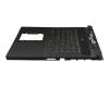 RRWN5 original Dell keyboard incl. topcase DE (german) black/black with backlight