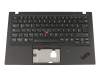 S2038678 original Lenovo keyboard incl. topcase DE (german) black/black with backlight and mouse-stick