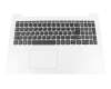 SA469D-22HB original Lenovo keyboard incl. topcase DE (german) grey/white