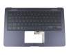 SG-86720-2DA original Asus keyboard incl. topcase DE (german) black/blue with backlight