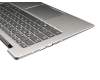 SG-92710-2DA original LiteOn keyboard incl. topcase DE (german) grey/silver with backlight (fingerprint)