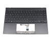 SG-A-3930-2DA original Asus keyboard incl. topcase DE (german) grey/grey with backlight