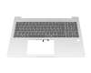 SG-B7310-2DA original HP keyboard incl. topcase DE (german) grey/silver with backlight