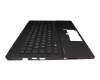 SJP46G3ETATP40 original HP keyboard incl. topcase DE (german) black/black with backlight (Mica Silver Aluminium)