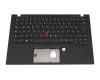 SM10T05913 original Lenovo keyboard incl. topcase DE (german) black/black with backlight and mouse-stick