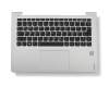 SN20K82424 original Lenovo keyboard incl. topcase DE (german) black/silver with backlight