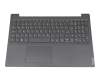 SN20M63126 original Lenovo keyboard incl. topcase DE (german) grey/grey