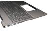 SN20P24159 original Lenovo keyboard incl. topcase DE (german) grey/silver with backlight