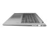 SN20Q40725 original Lenovo keyboard incl. topcase CH (swiss) grey/silver with backlight