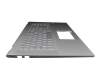 SN20U63575-01 original Asus keyboard incl. topcase DE (german) silver/silver with backlight