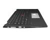 SN20V77684 original Lenovo keyboard incl. topcase DE (german) black/black with backlight and mouse-stick