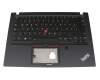 SN20W19642 original Lenovo keyboard incl. topcase DE (german) black/black with backlight and mouse-stick