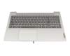 SN20W65033 original Lenovo keyboard incl. topcase DE (german) anthracite/silver with backlight fingerprint