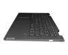 SN20W85087 original Lenovo keyboard incl. topcase DE (german) grey/grey with backlight