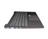 SN21B40903 original Lenovo keyboard incl. topcase DE (german) grey/grey with backlight