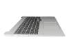 SN21B41045 original Lenovo keyboard incl. topcase DE (german) black/silver with backlight