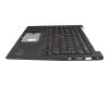 SN21D05733 original Lenovo keyboard incl. topcase DE (german) black/black with backlight and mouse-stick