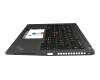 SN21D68569 original Lenovo keyboard incl. topcase DE (german) black/black with backlight and mouse-stick