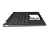 SN21K12207 original Lenovo keyboard incl. topcase DE (german) grey/grey with backlight