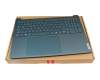 SN21M73286 original Lenovo keyboard incl. topcase DE (german) blue/blue with backlight (PureSight Pro)
