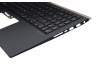 SN2580BL-SG-95700-2DA original LiteOn keyboard incl. topcase DE (german) blue/blue with backlight
