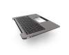 SN8560BL original Asus keyboard incl. topcase DE (german) black/silver with backlight