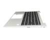 SN9191BL2 original HP keyboard incl. topcase DE (german) black/silver with backlight