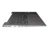 SNQ0M61951 original Lenovo keyboard incl. topcase DE (german) grey/bronze with backlight (without fingerprint)