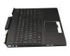 SP5CD8279 original HP keyboard incl. topcase DE (german) black/black with backlight