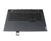 ST51C87534 original Lenovo keyboard incl. topcase US (english) black/blue with backlight
