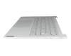 ST61TD66406 original Lenovo keyboard incl. topcase FR (french) grey/grey with backlight