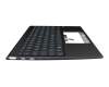 T050A1 Keyboard incl. topcase DE (german) dark grey/grey with backlight