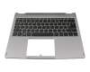 T058C2 Keyboard incl. topcase FR (french) grey/grey with backlight