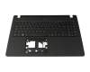 T075C1 Keyboard incl. topcase DE (german) black/black with backlight