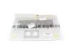 T121CR Keyboard incl. topcase US (english) black/silver b-stock